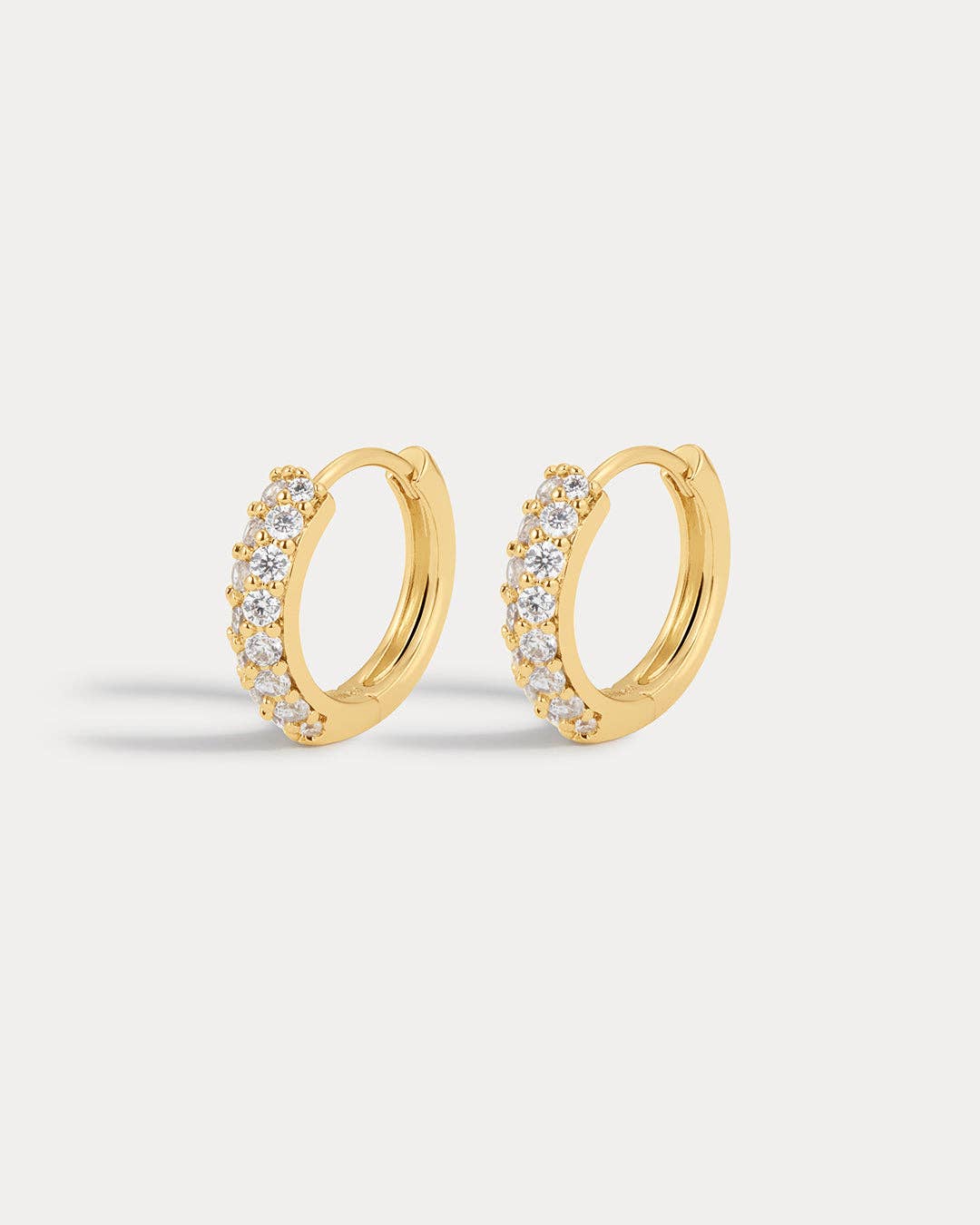 Baby Pave Huggies- Gold