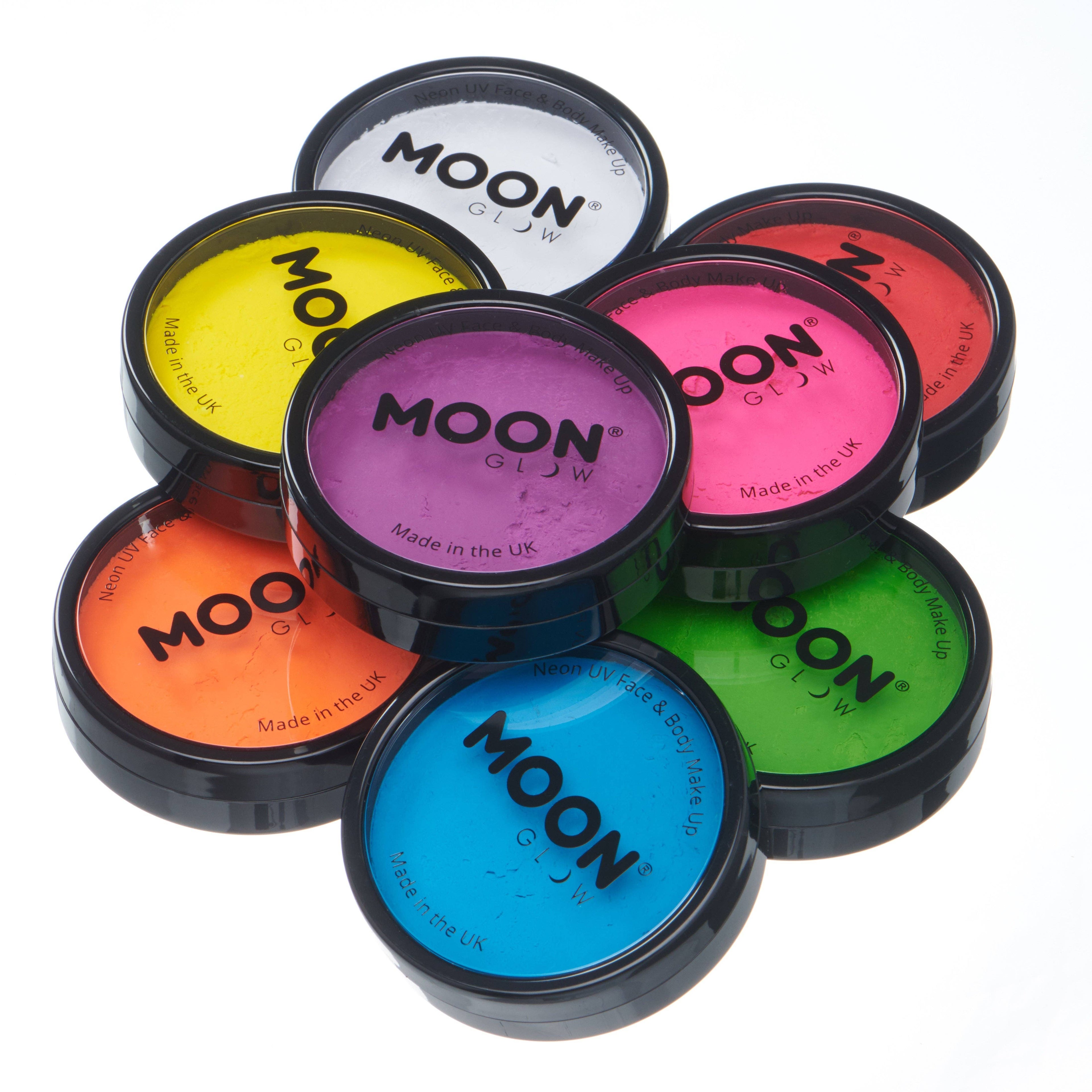 Neon UV Glow Blacklight Pro Face Paint Cake Pots