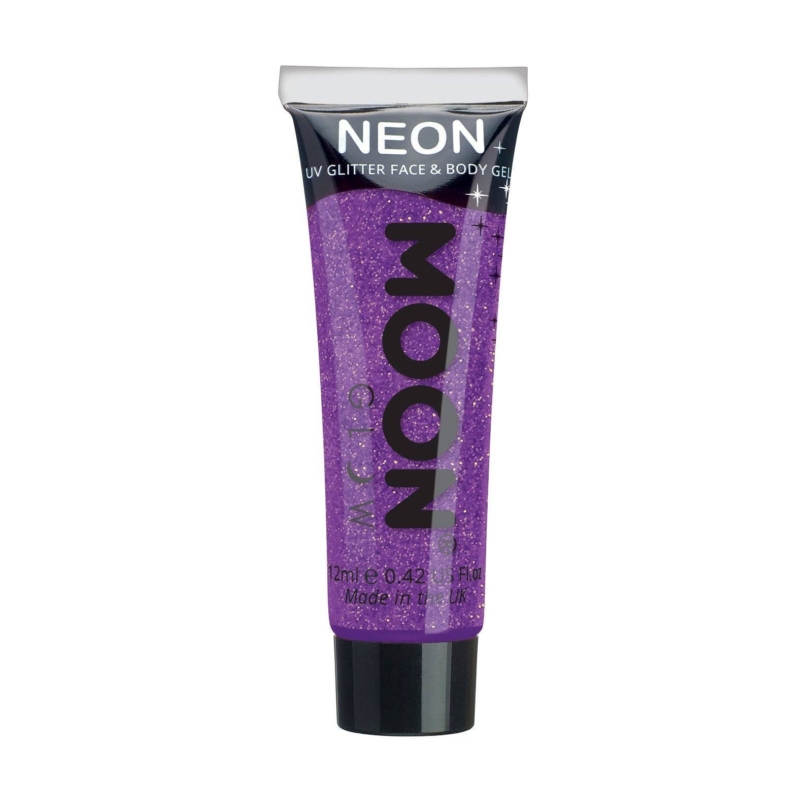Neon UV Glow Blacklight Fine Face & Body Glitter Gel