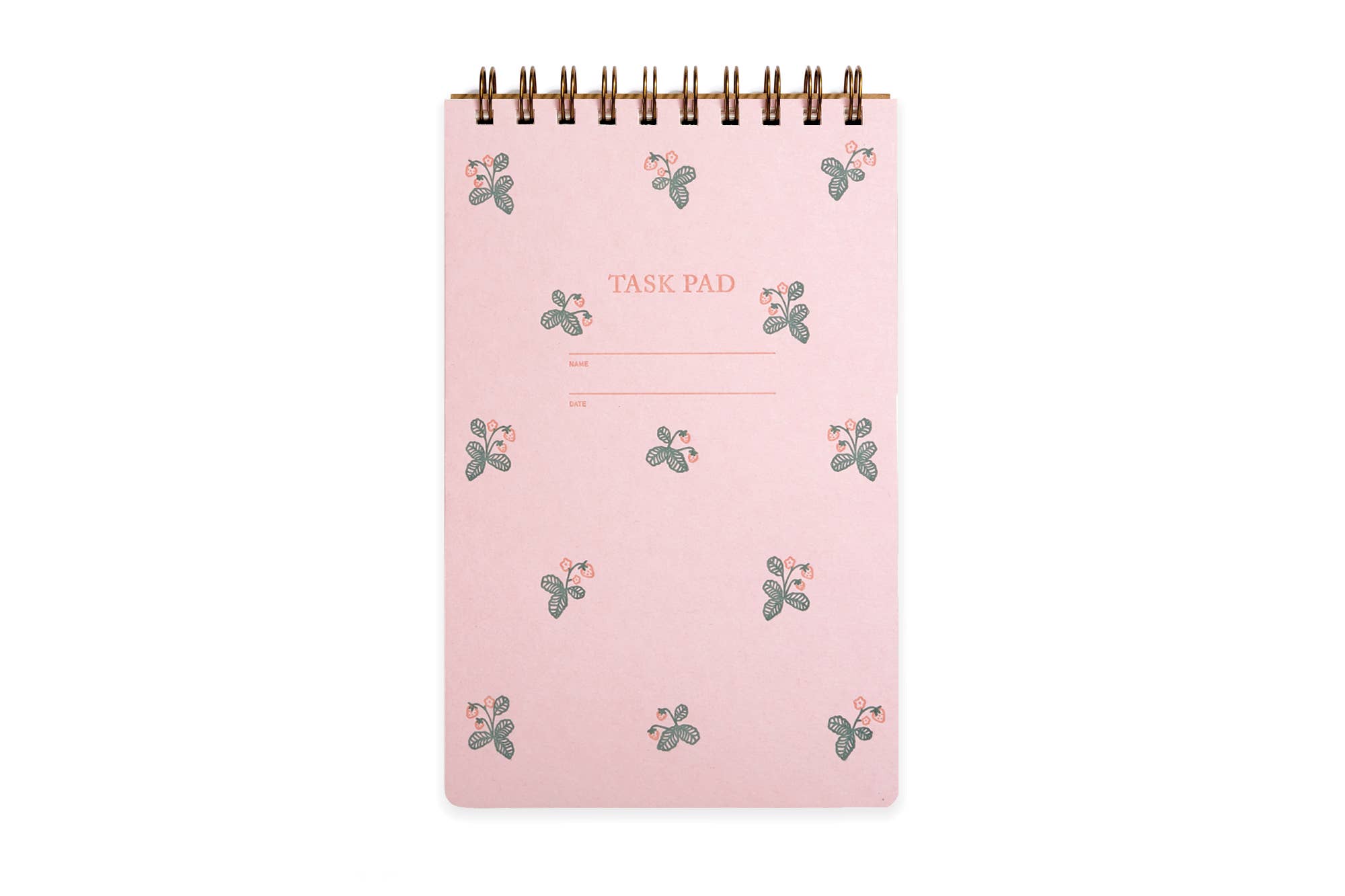 Task Pad Notebook - Strawberry Pattern