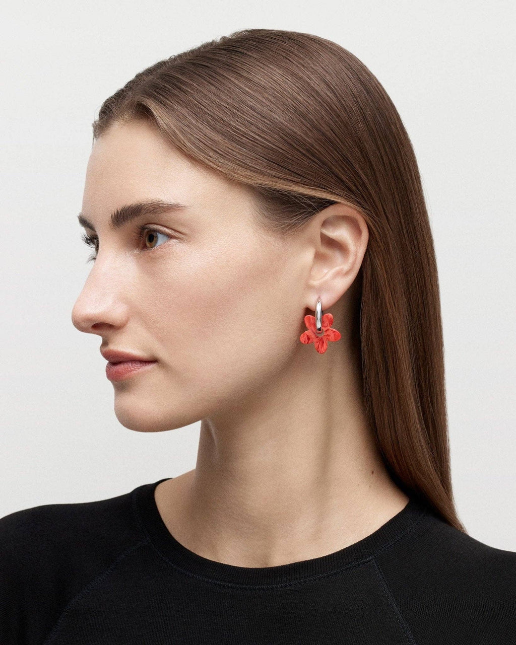 Petite Flower Charms in Poppy