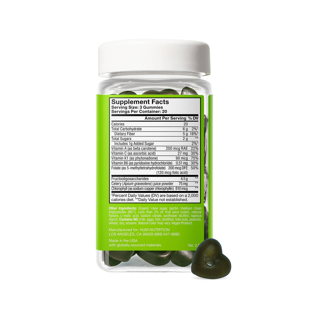 Celery Juice Fiber Gummies for Added Fiber & Detox