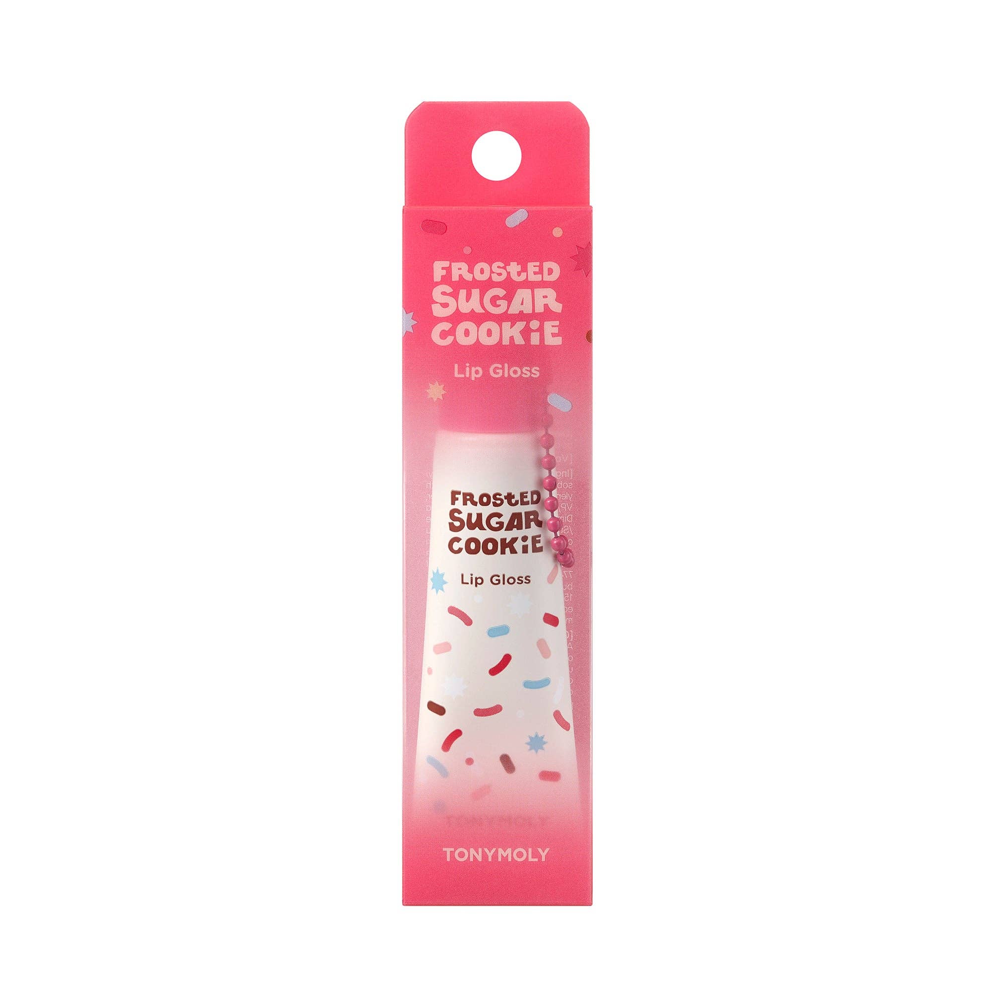 Frosted Sugar Cookie Lip Gloss Key Chain