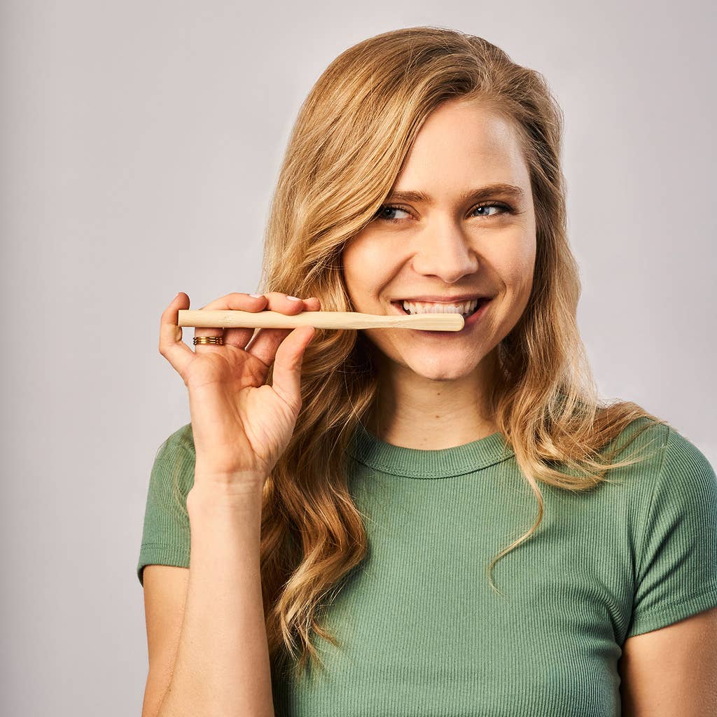 Bamboo Toothbrush | Plastic-Free with Soft Bristles