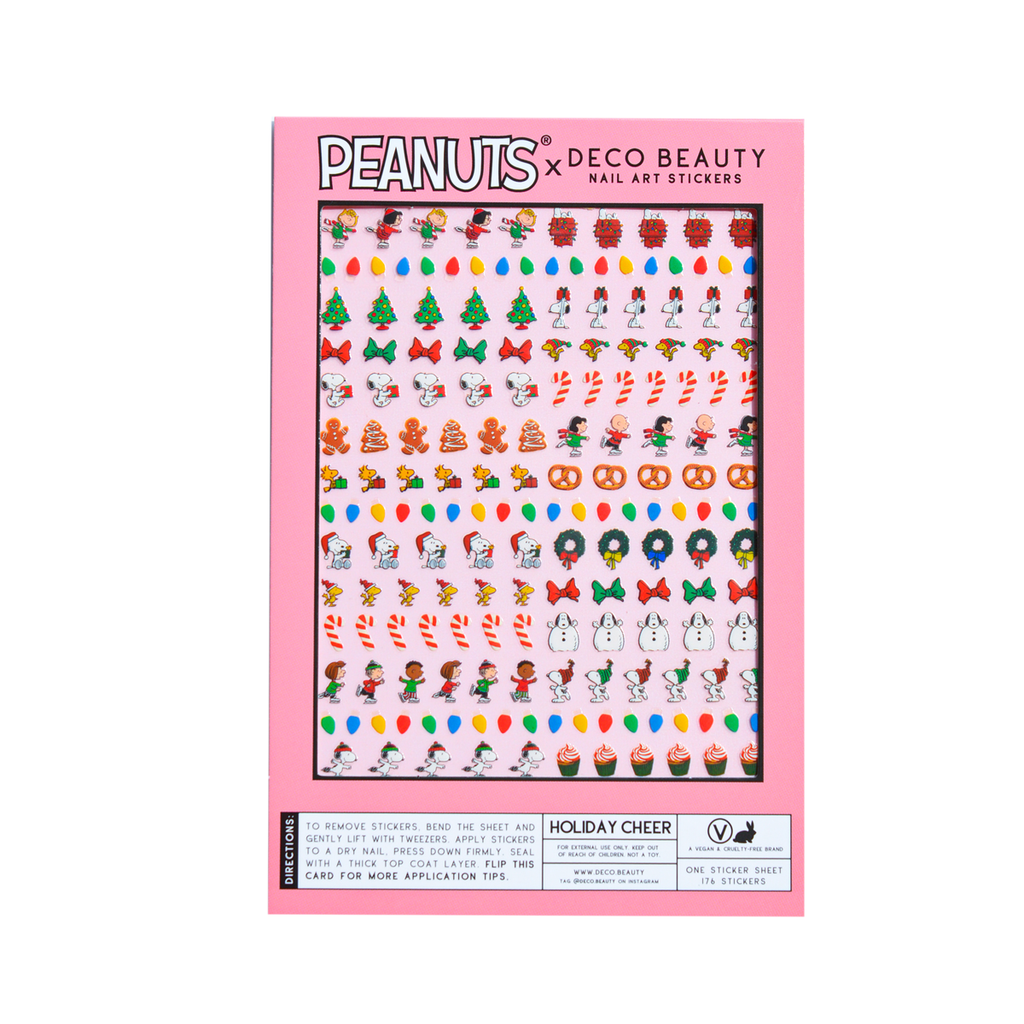 Nail Art Stickers - PEANUTS HOLIDAY CHEER