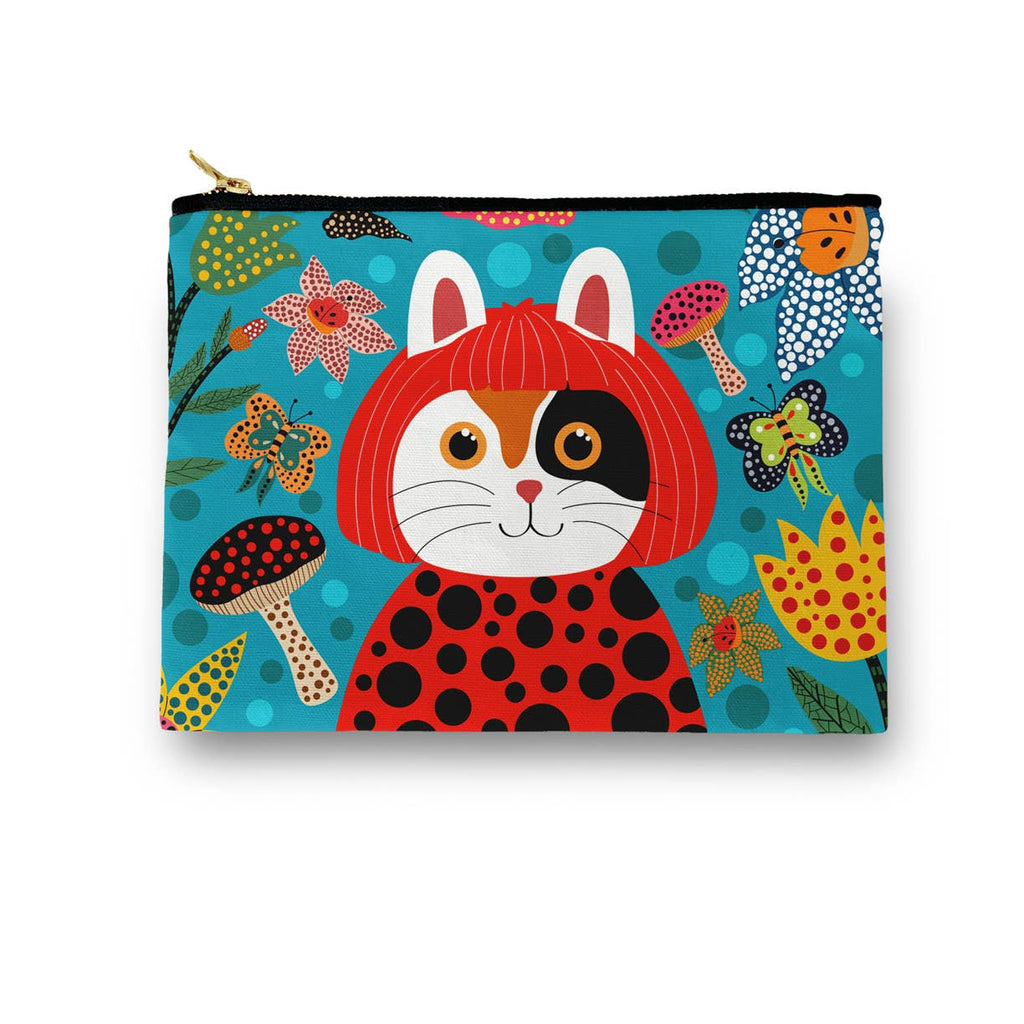 Museum Collection - Yayoi Kusameow Cat Amenity Bag 