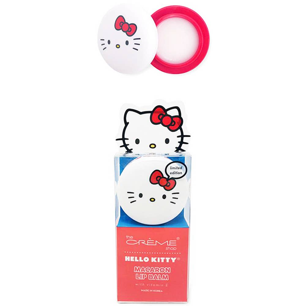 THE CREME SHOP X HELLO KITTY MACARON LIP BALM