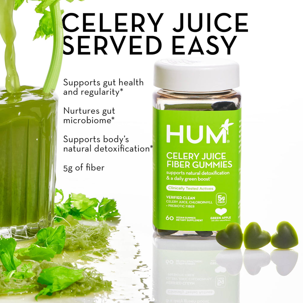 Celery Juice Fiber Gummies for Added Fiber & Detox