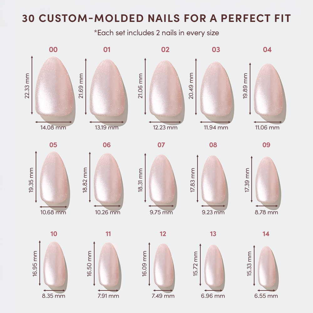 The Vow Nude Velvet Press-On Nails | Short Almond