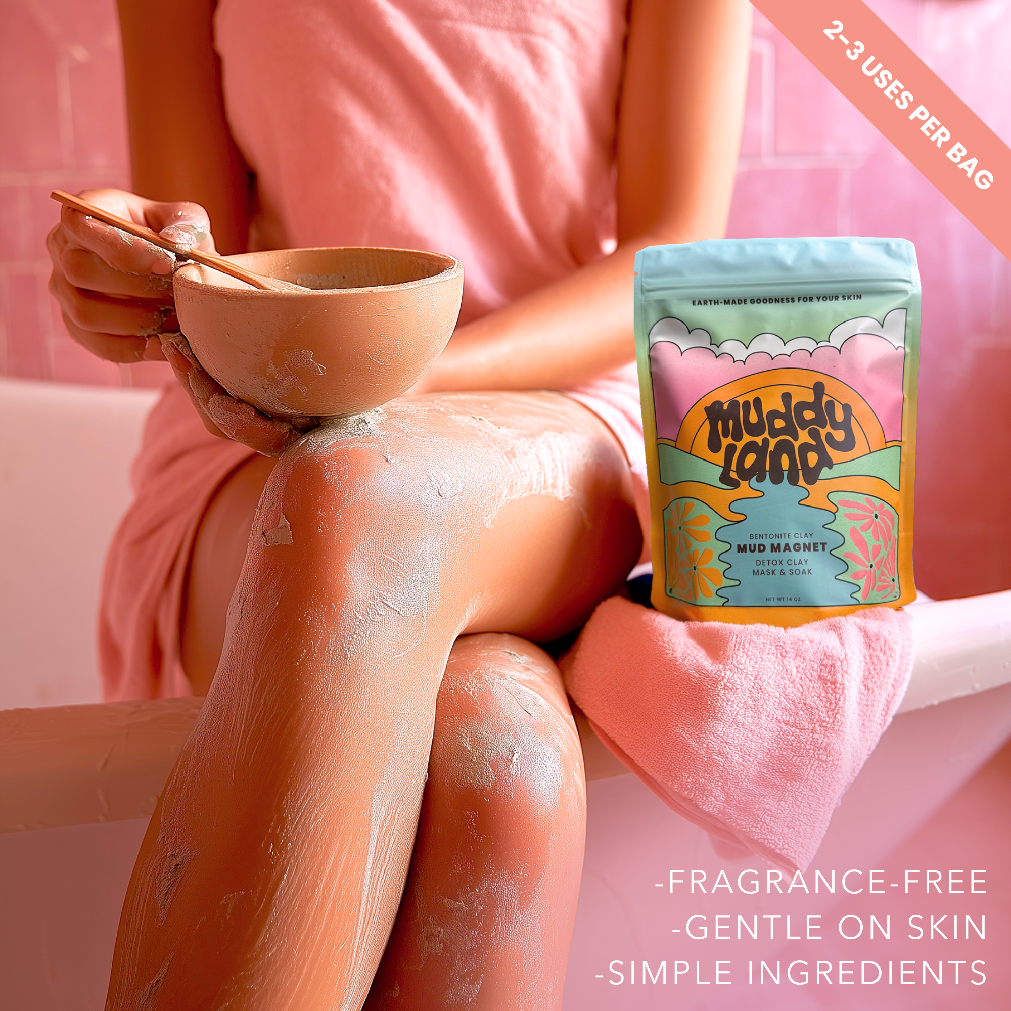 Mud Magnet Bentonite Clay Detox Mask & Soak
