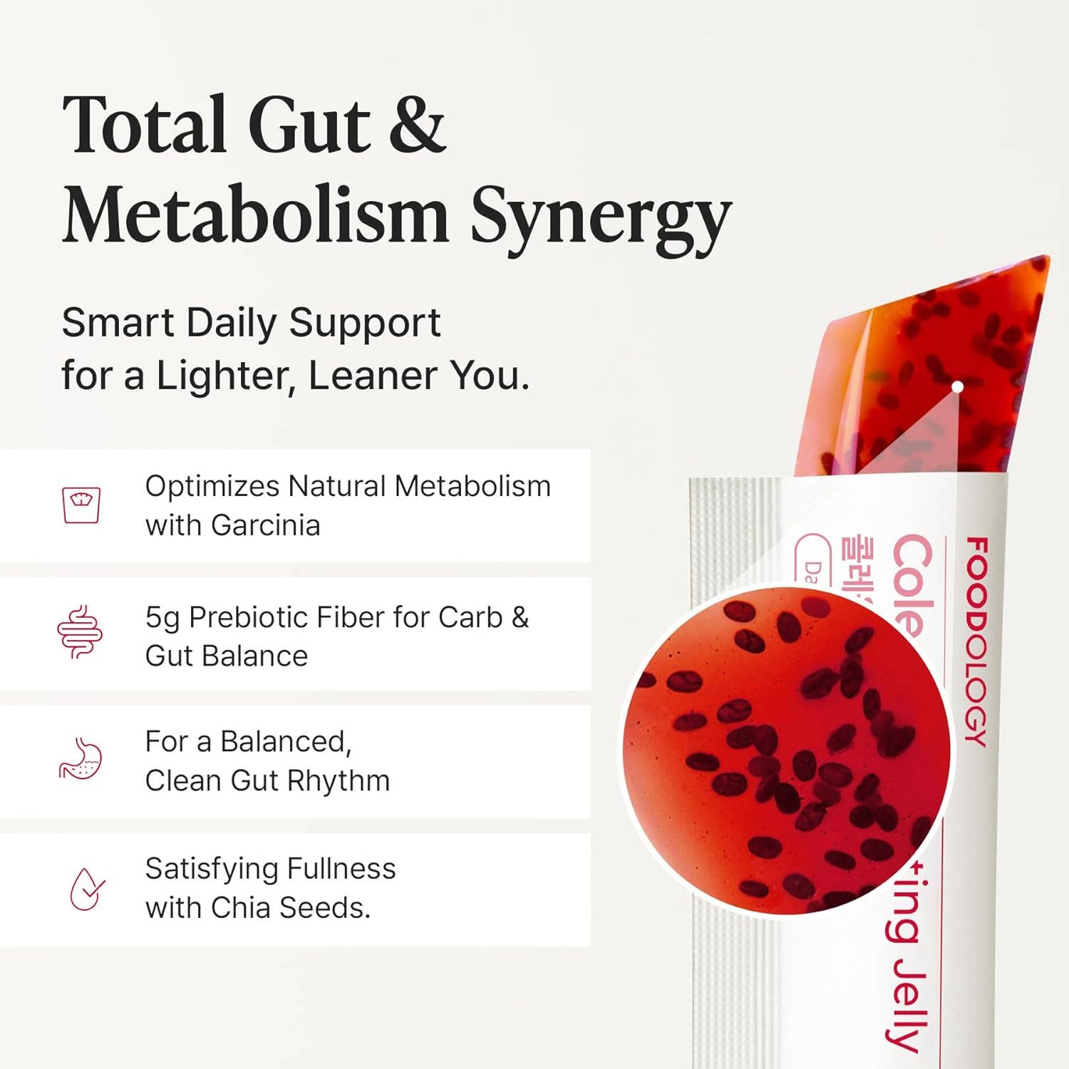 FOODOLOGY Coleology Cutting Stick Jelly (Pomegranate) 10 Sticks
