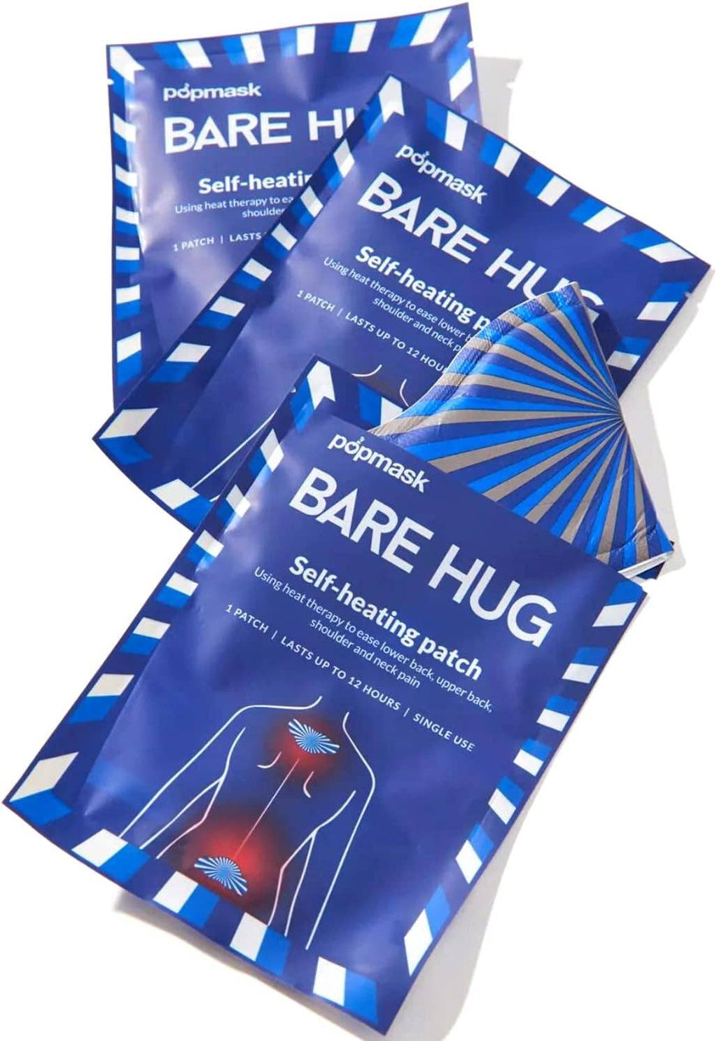 Bare Hug Muscle Self-Heating Patches