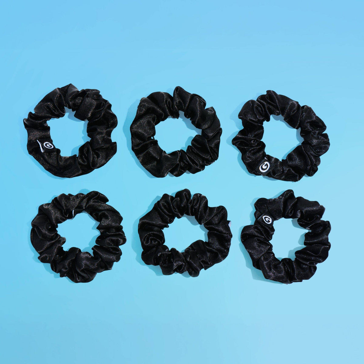 Satin Scrunchies For Most Hair Types - All Set