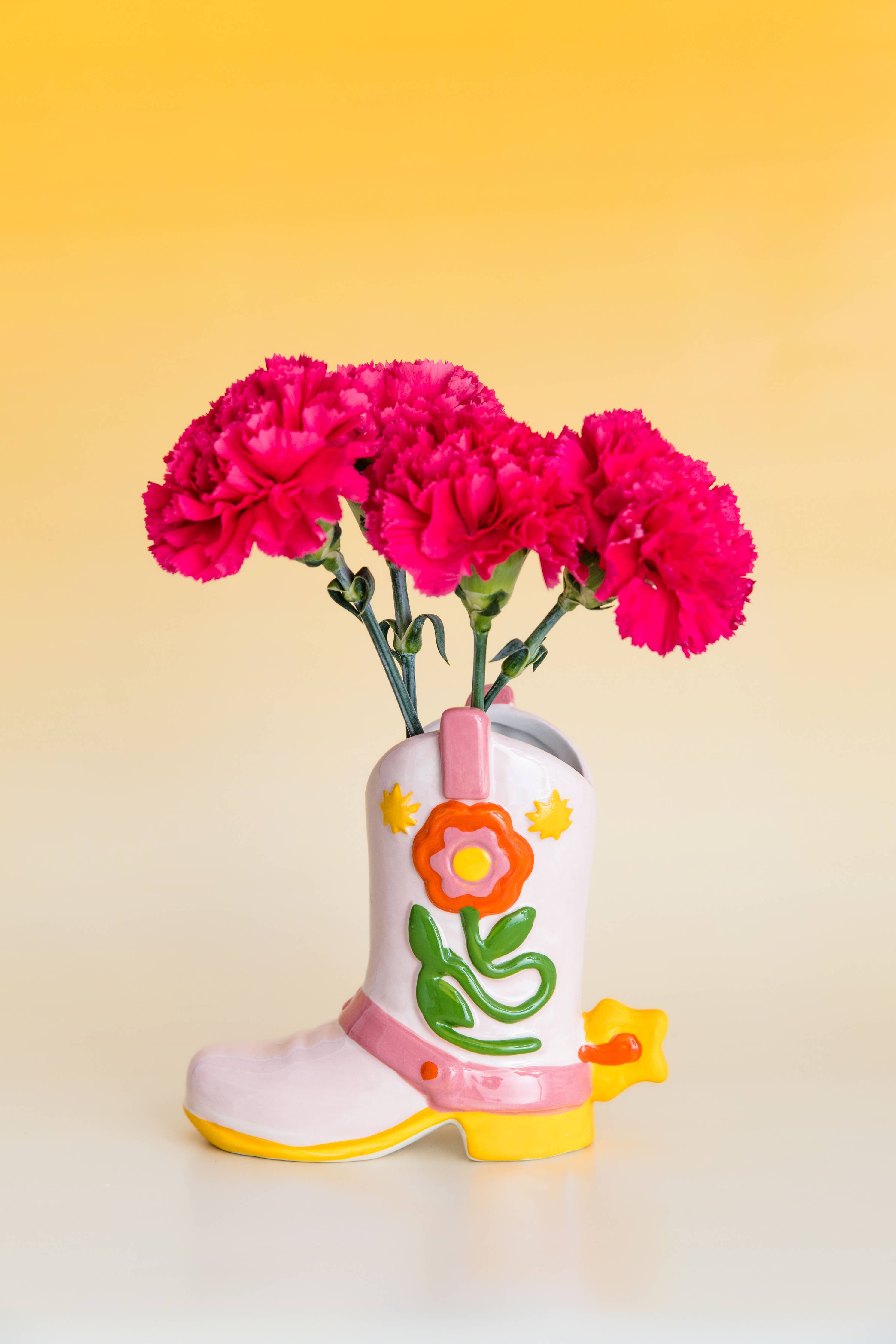 Giddy Up Ceramic Vase