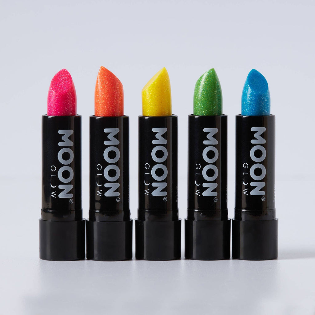 Neon UV Glow Blacklight Glitter Lipstick