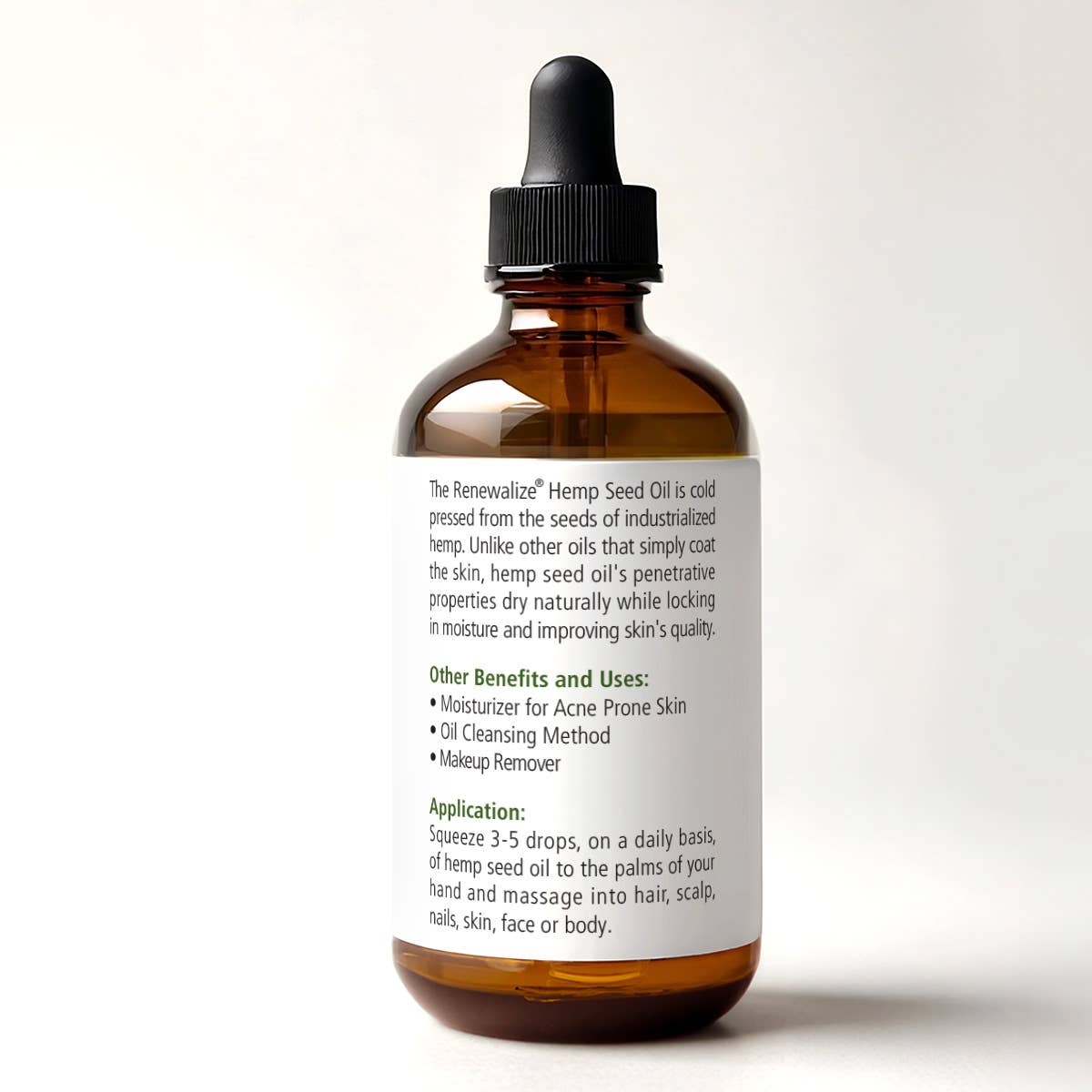 Organic Hemp Seed Face Cleansing Oil & Moisturizer