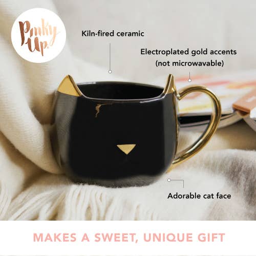 Chloe™ Ceramic Mug - Cat - "Paws & Reflect"