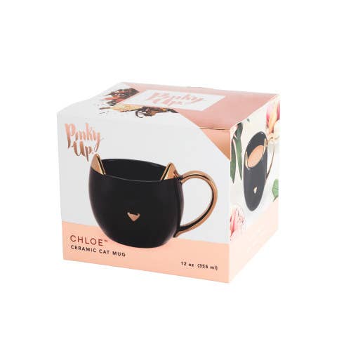 Chloe™ Ceramic Mug - Cat - "Paws & Reflect"