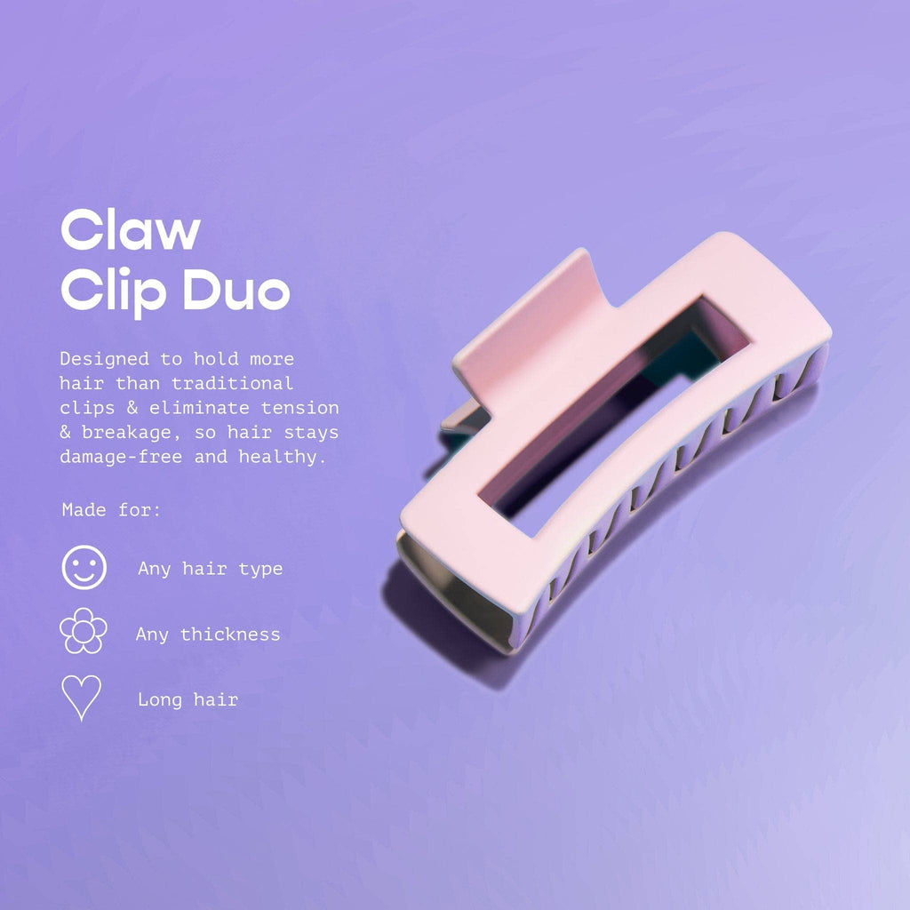 Rectangle Claw Clips For Thick or Curly Hair - Locked In