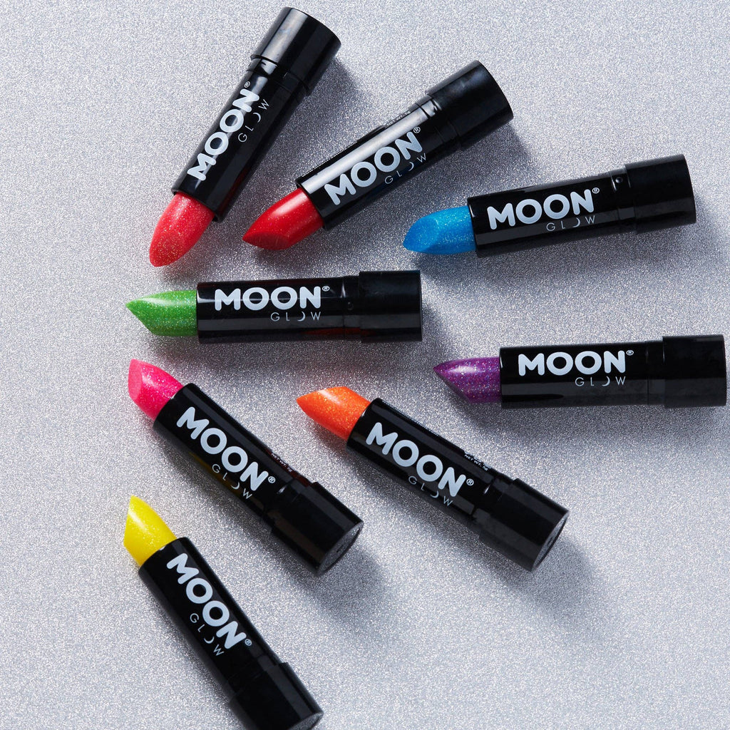 Neon UV Glow Blacklight Glitter Lipstick