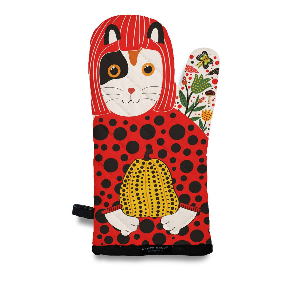 Museum Collection- Calico Yayoi KusaMEOW Oven Mitt