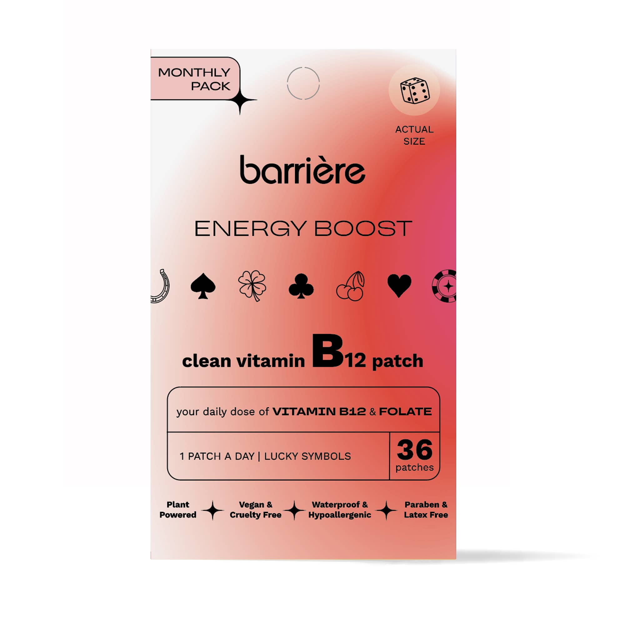ENERGY BOOST VITAMIN B12 PATCH - LUCKY