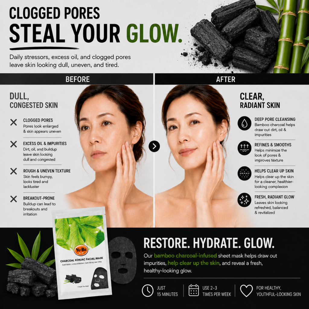 Detoxifying Bamboo Charcoal Facial Mask
