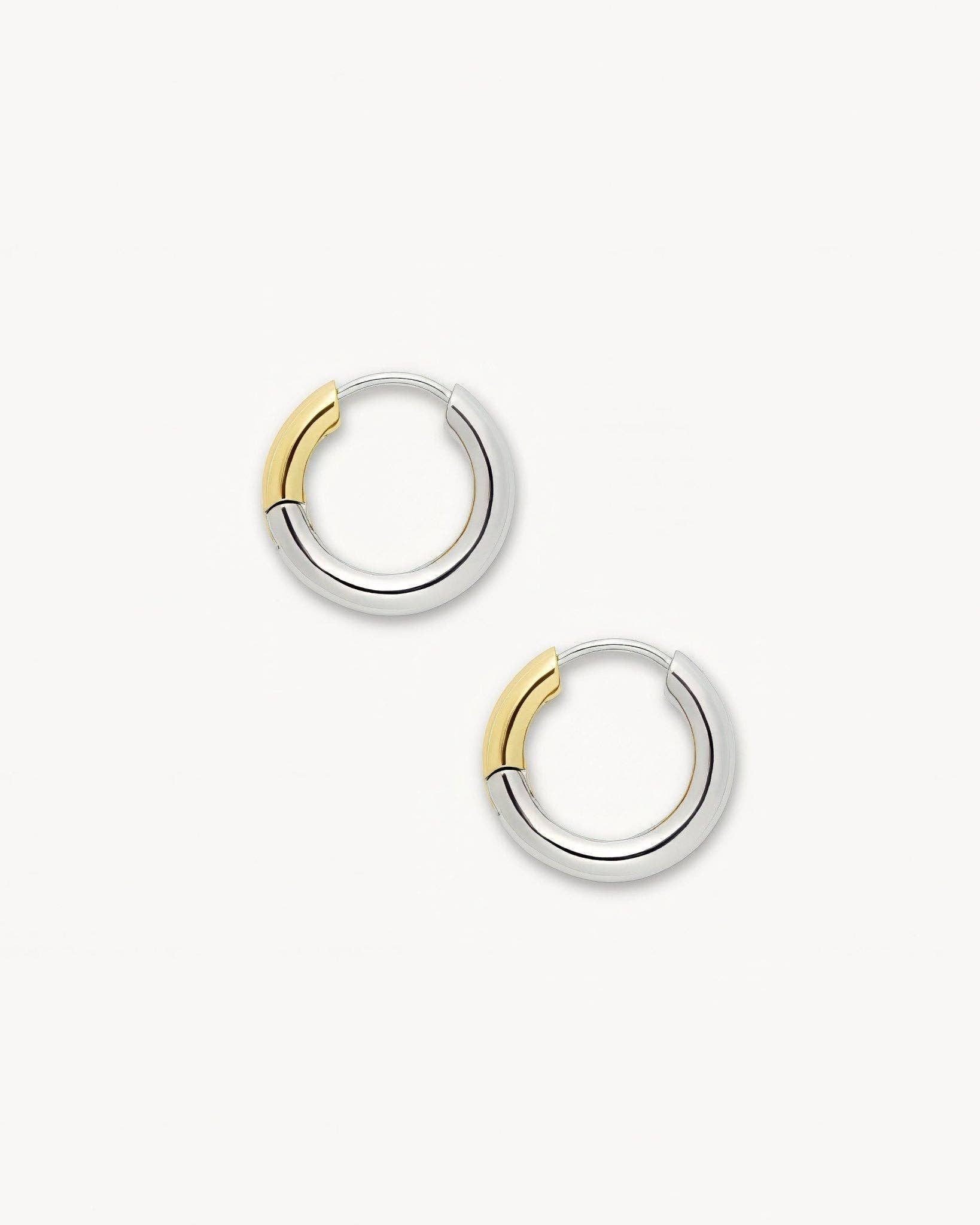 Petite Hoops in 3/4 Silver
