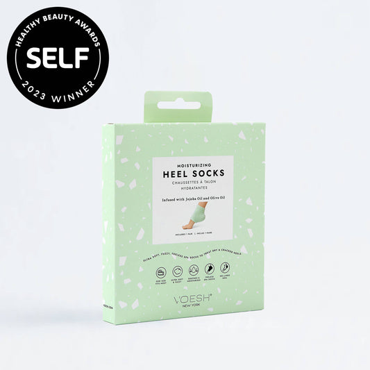 Moisturizing Heel Socks-Green