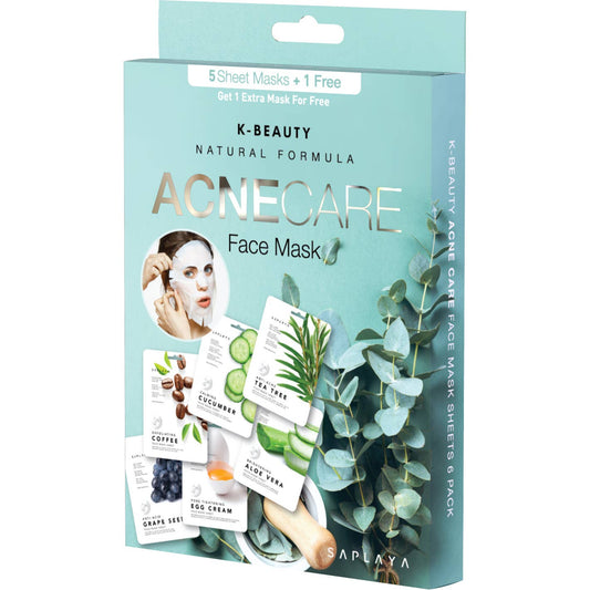 K-Beauty Acne Care Face Mask Sheet Set