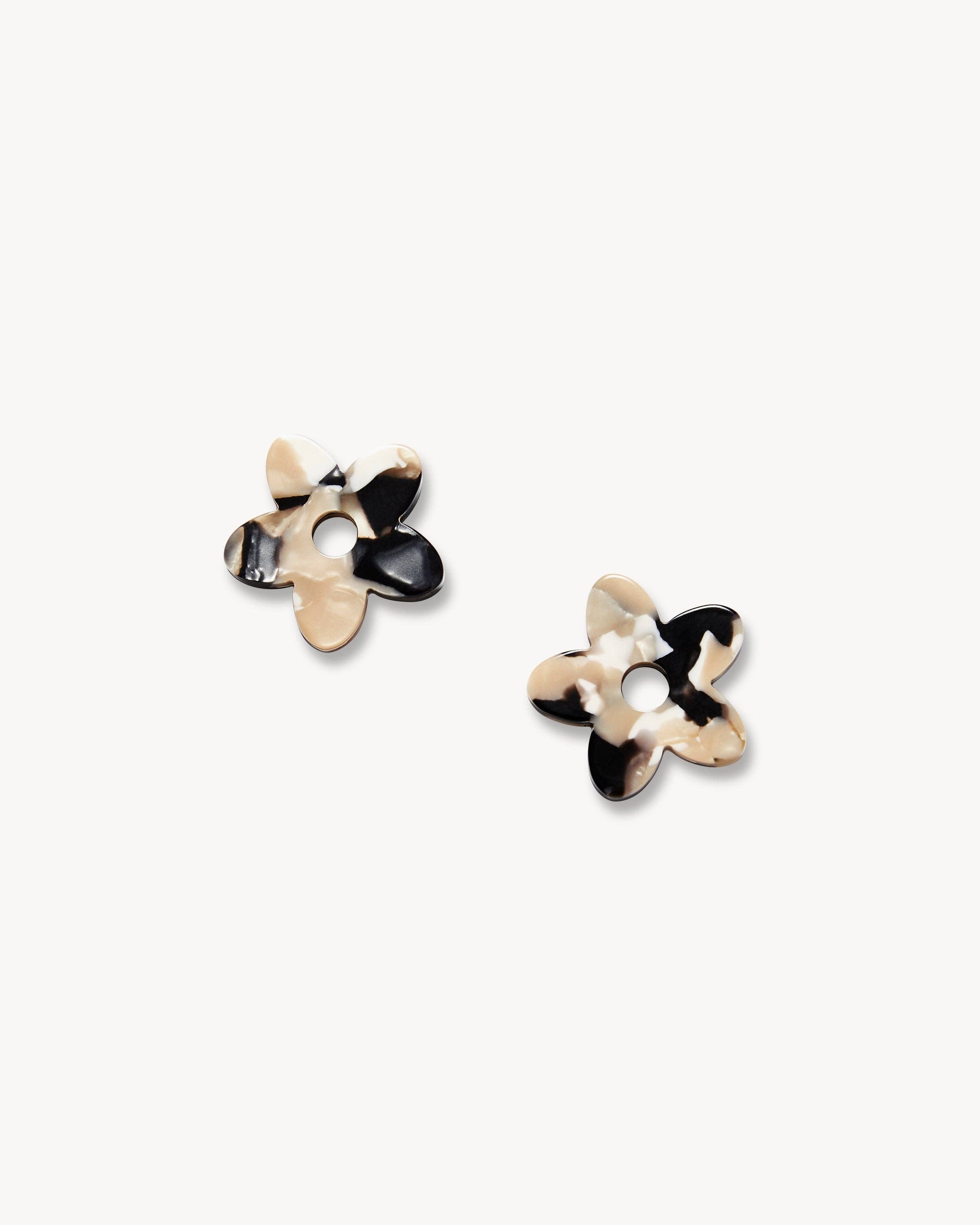 Petite Flower Charms in Abalone