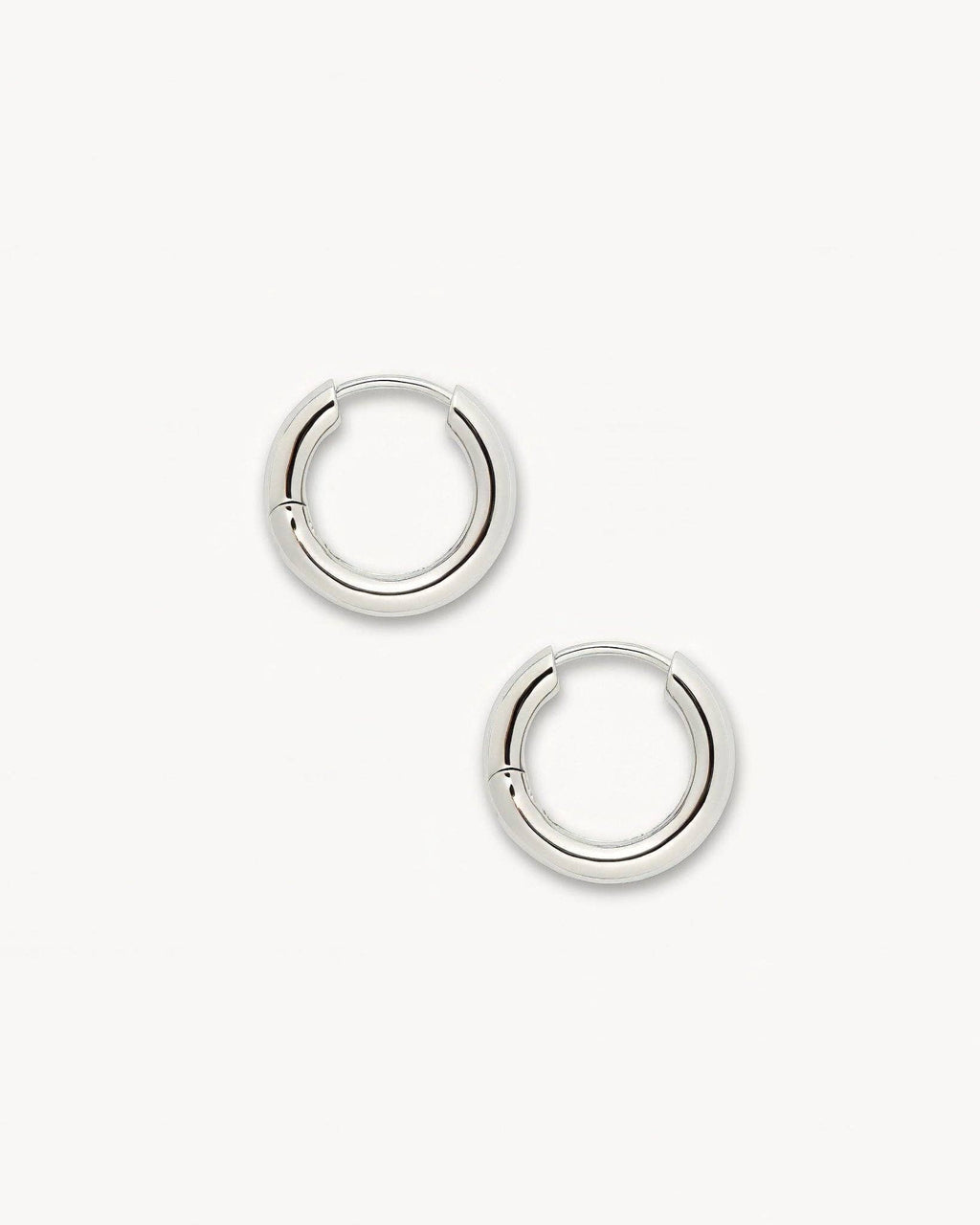 Petite Hoops in Silver
