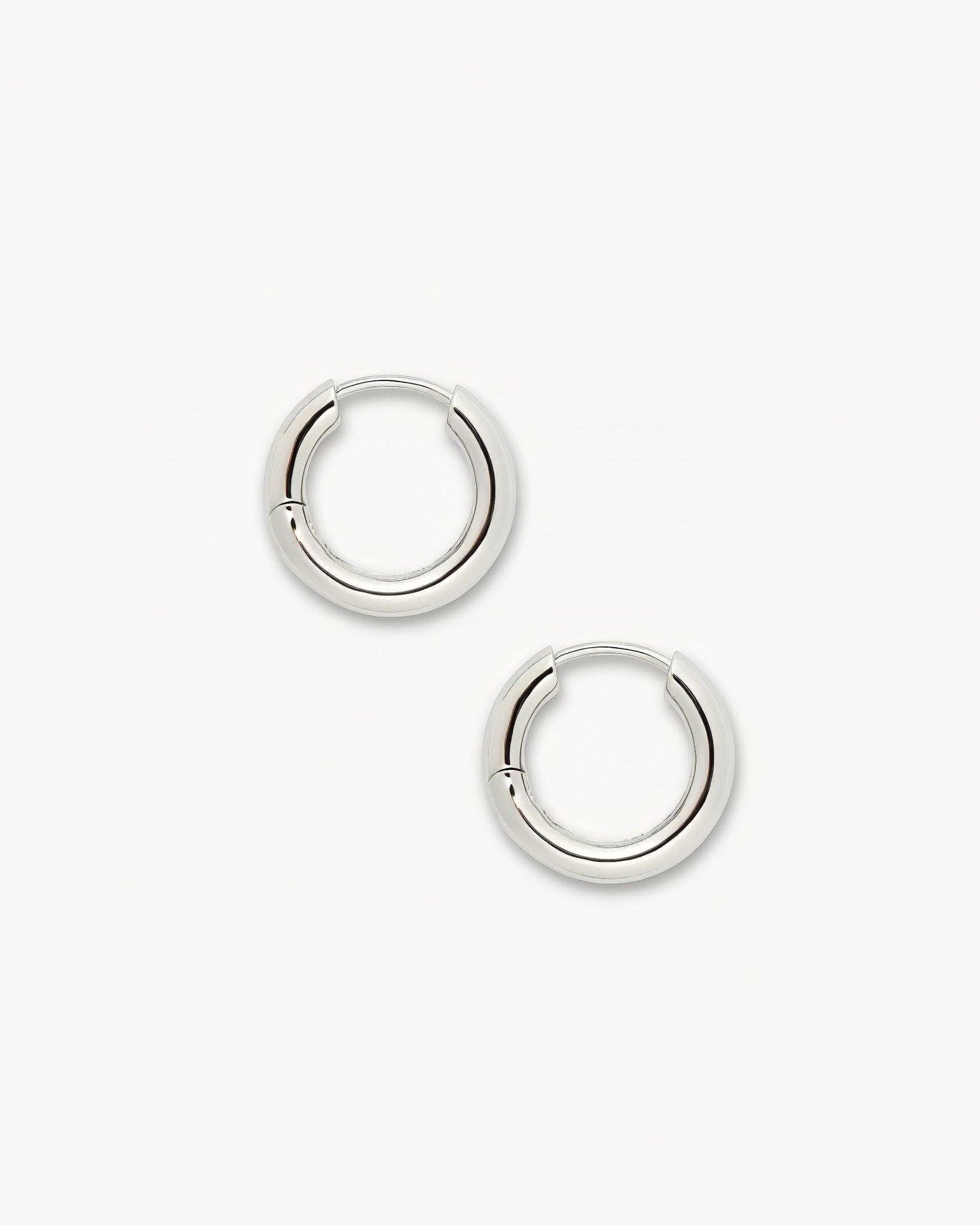 Petite Hoops in Silver