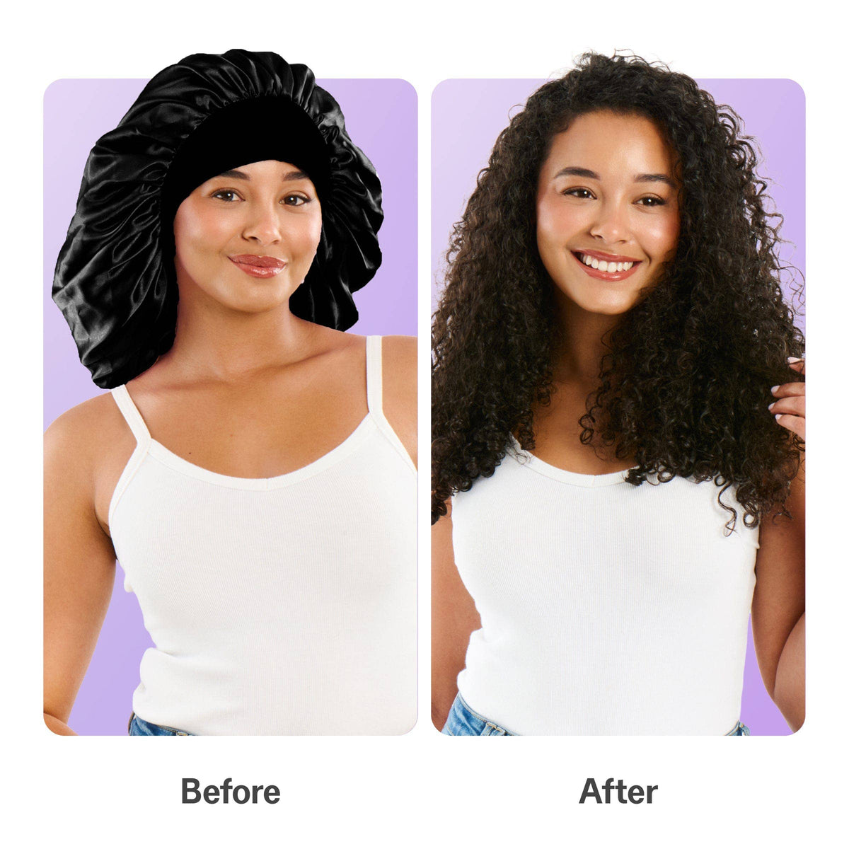 Satin Sleep Bonnet For Longer Hair - Sweet Dreams
