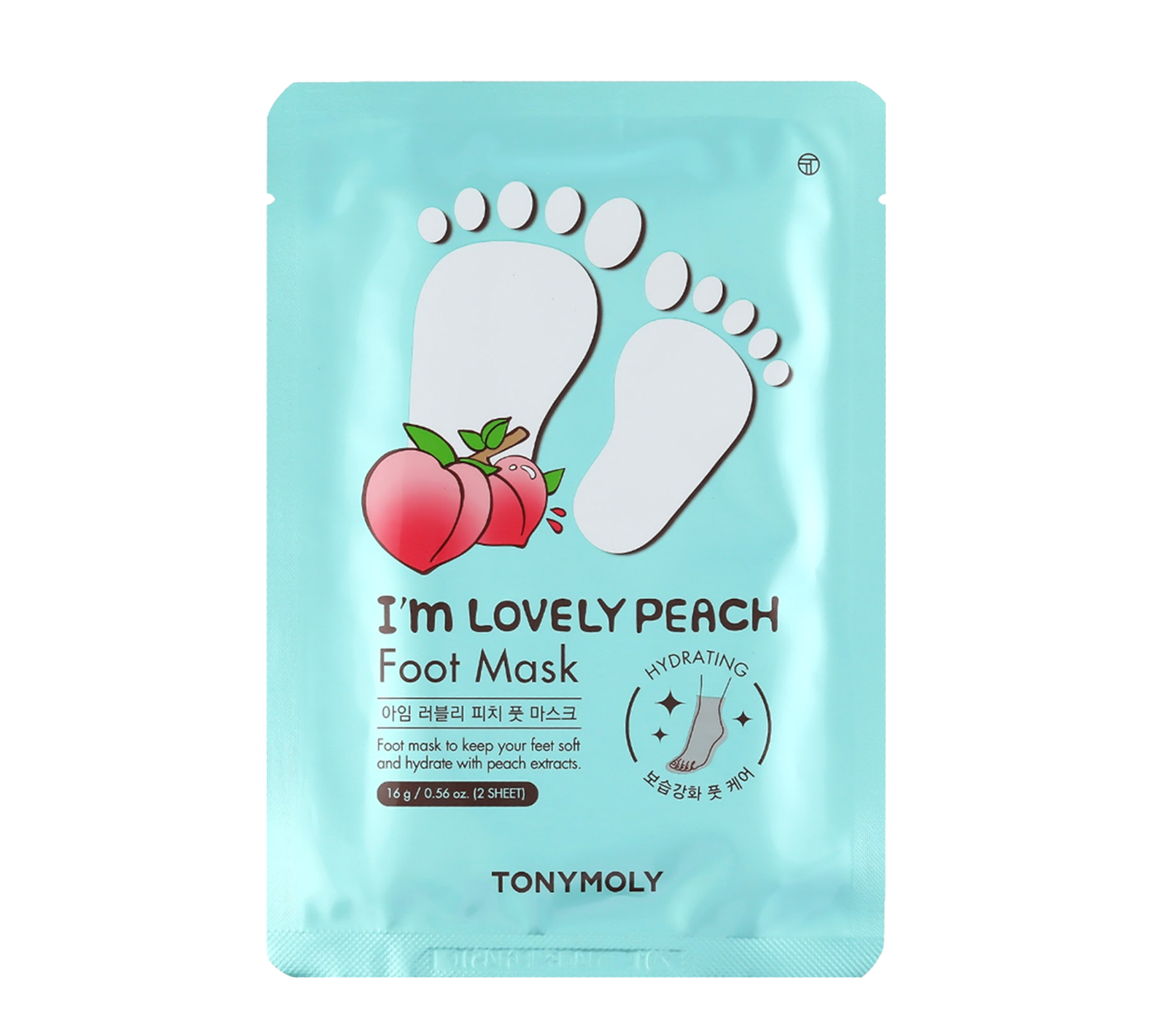 I'm Lovely Peach Foot Mask