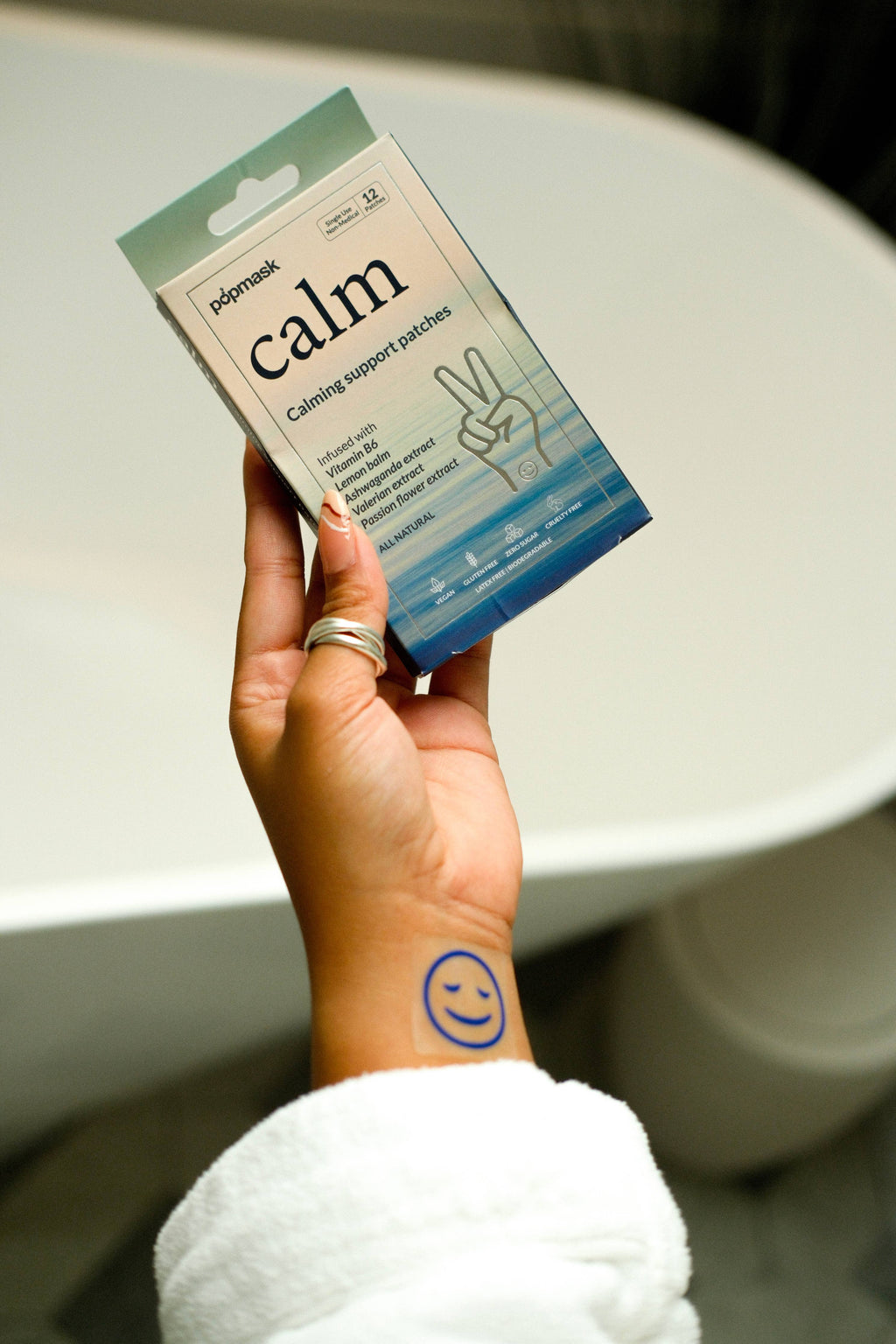 Calm Topical Vitamin Patches for Stress & Anxiety