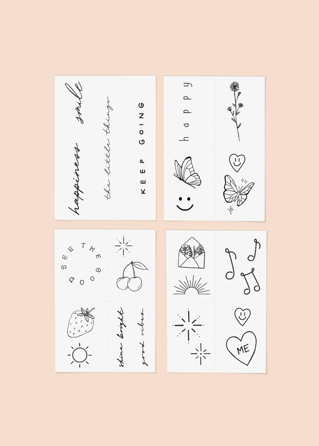 Feel Good Temporary Tattoo Pack