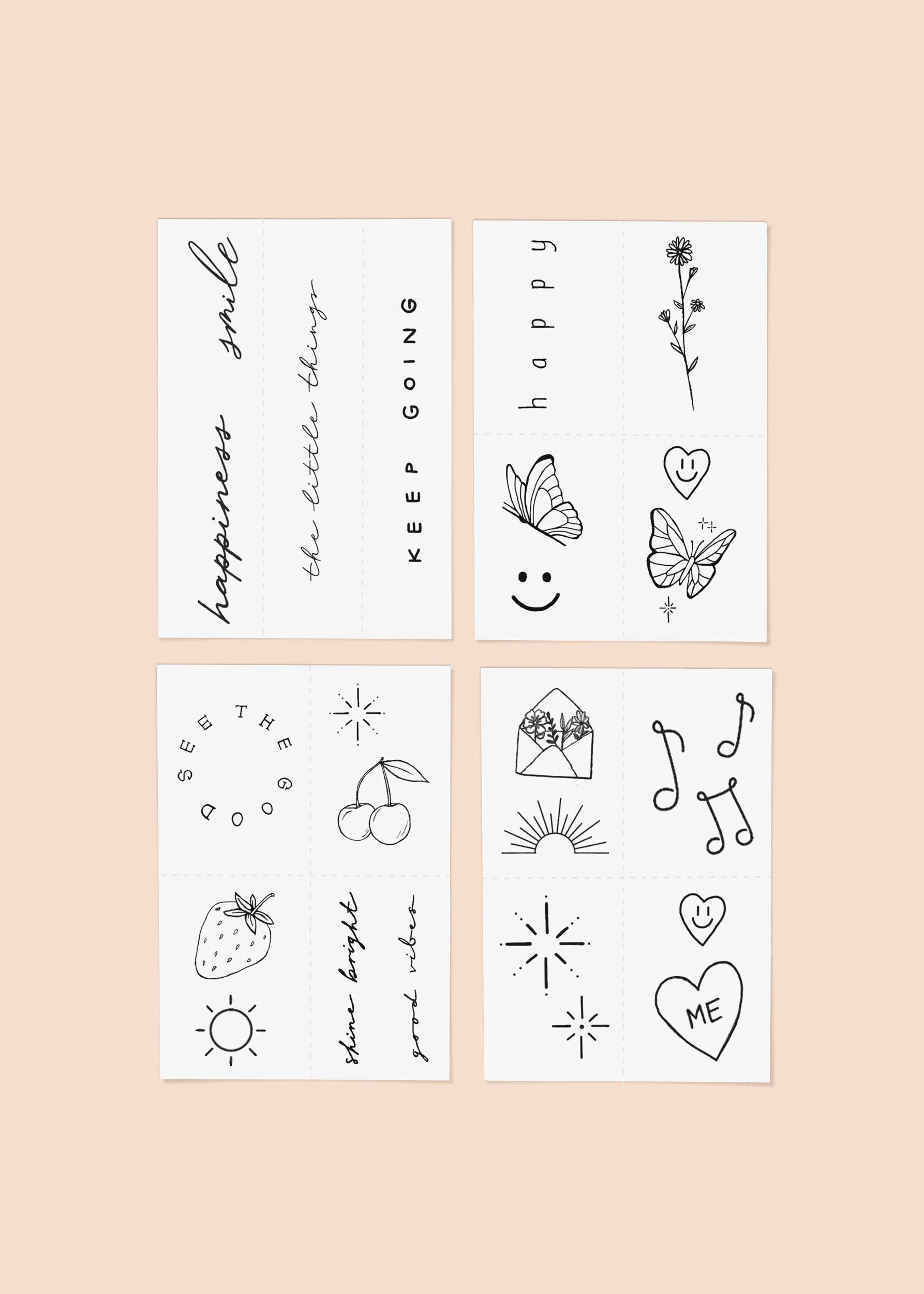 Feel Good Temporary Tattoo Pack