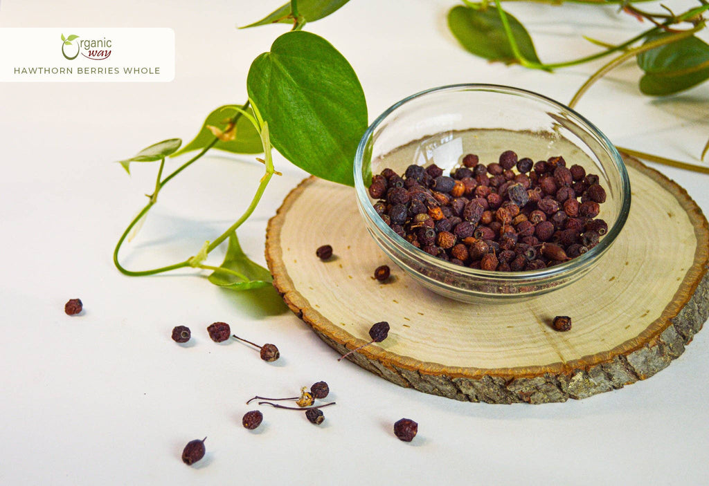 Hawthorn Berries Fruit Whole (Crataegus monogyna) - European Wild-Harvest | Kosher Certified | Vegan, Non GMO & Gluten Free | USDA Certified | Origin - Albania