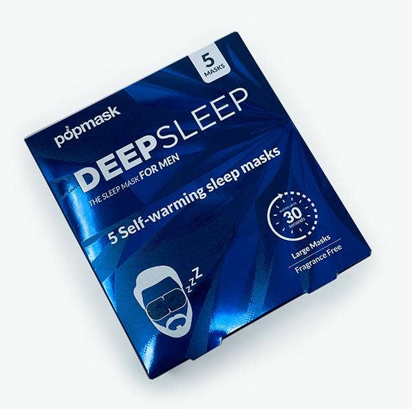 Deep Sleep Self-Heating Eye Masks for Men - 5 Pack