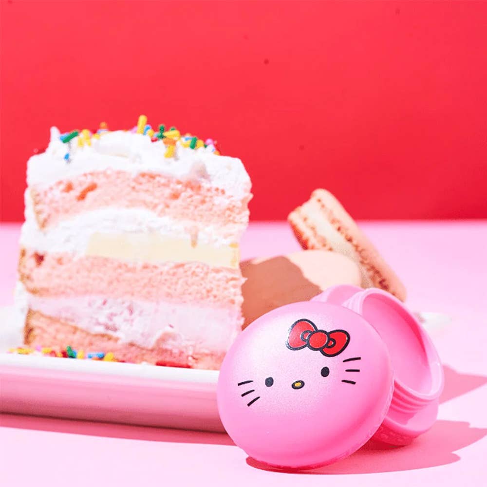 THE CREME SHOP X HELLO KITTY MACARON LIP BALM