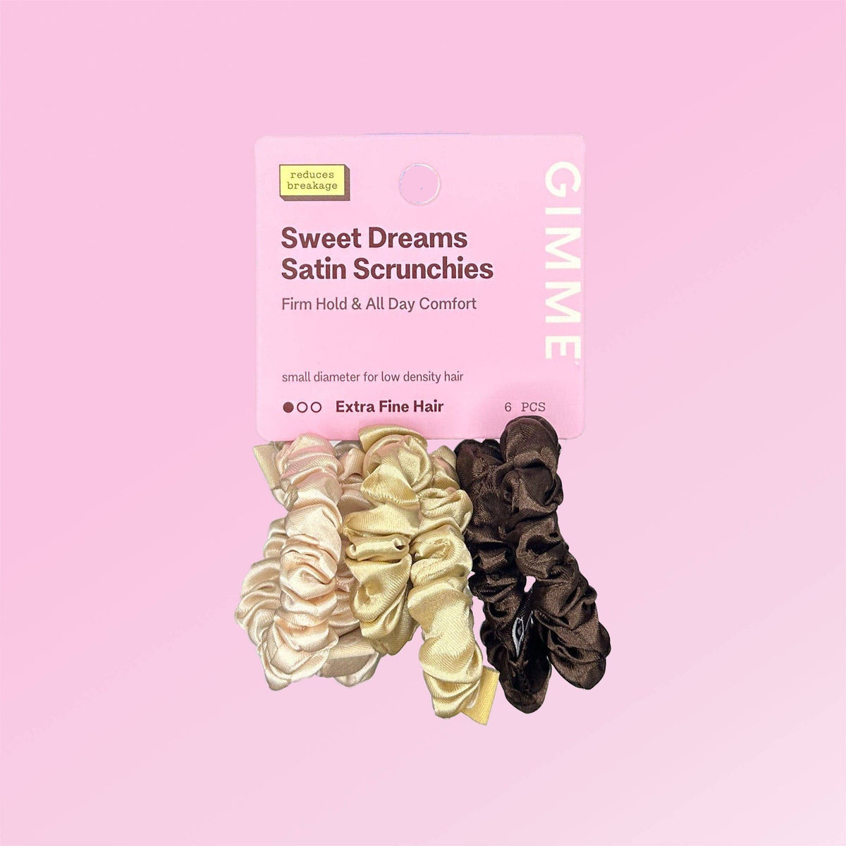 Satin Scrunchies For Fine or Thinner Hair - All Set