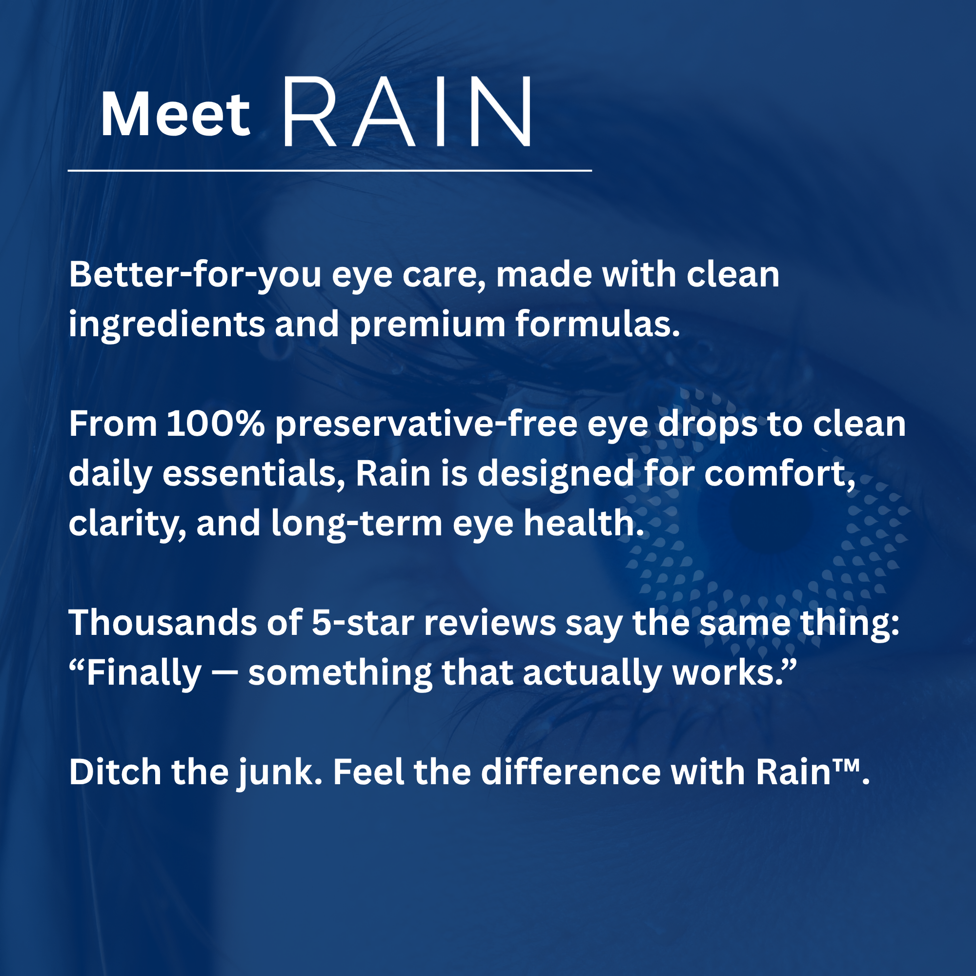Rain™ Renewal Eye Drops — Preservative Free Dry Eye Relief