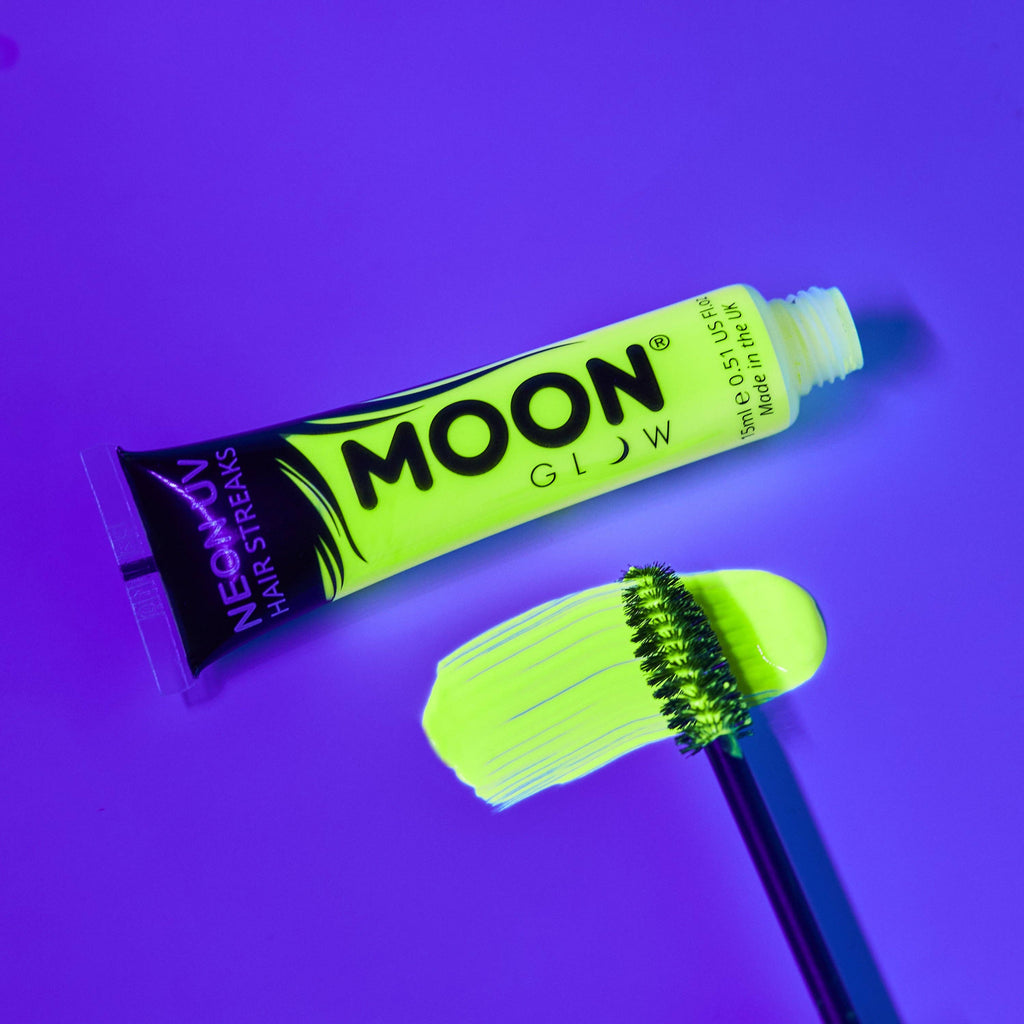Neon UV Glow Blacklight Hair Streaks