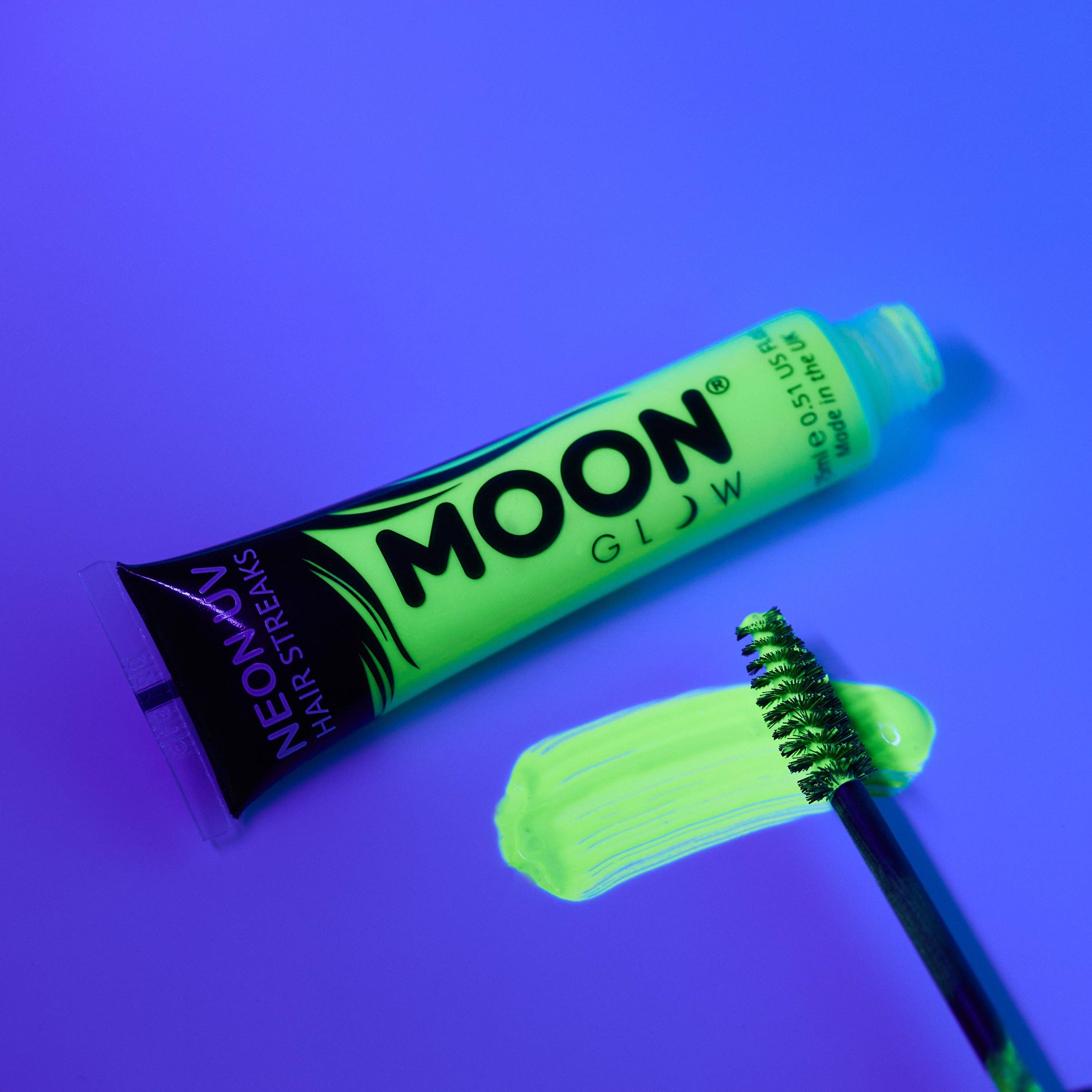 Neon UV Glow Blacklight Hair Streaks