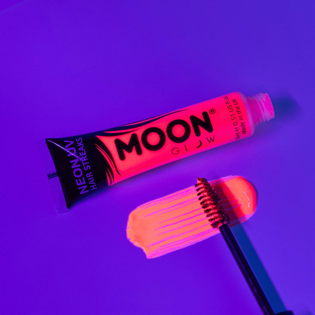 Neon UV Glow Blacklight Hair Streaks