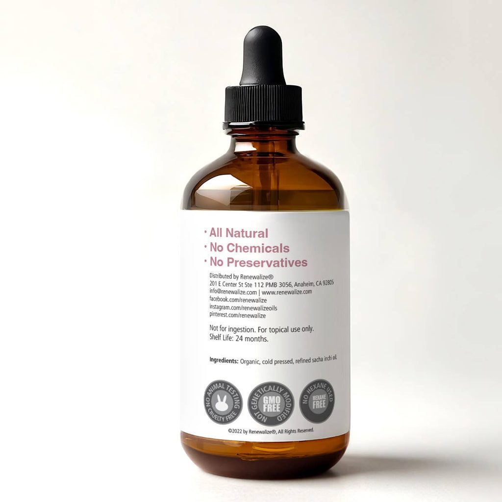 Organic Sacha Inchi Seed Oil | Locks in Moisture | 4 fl oz