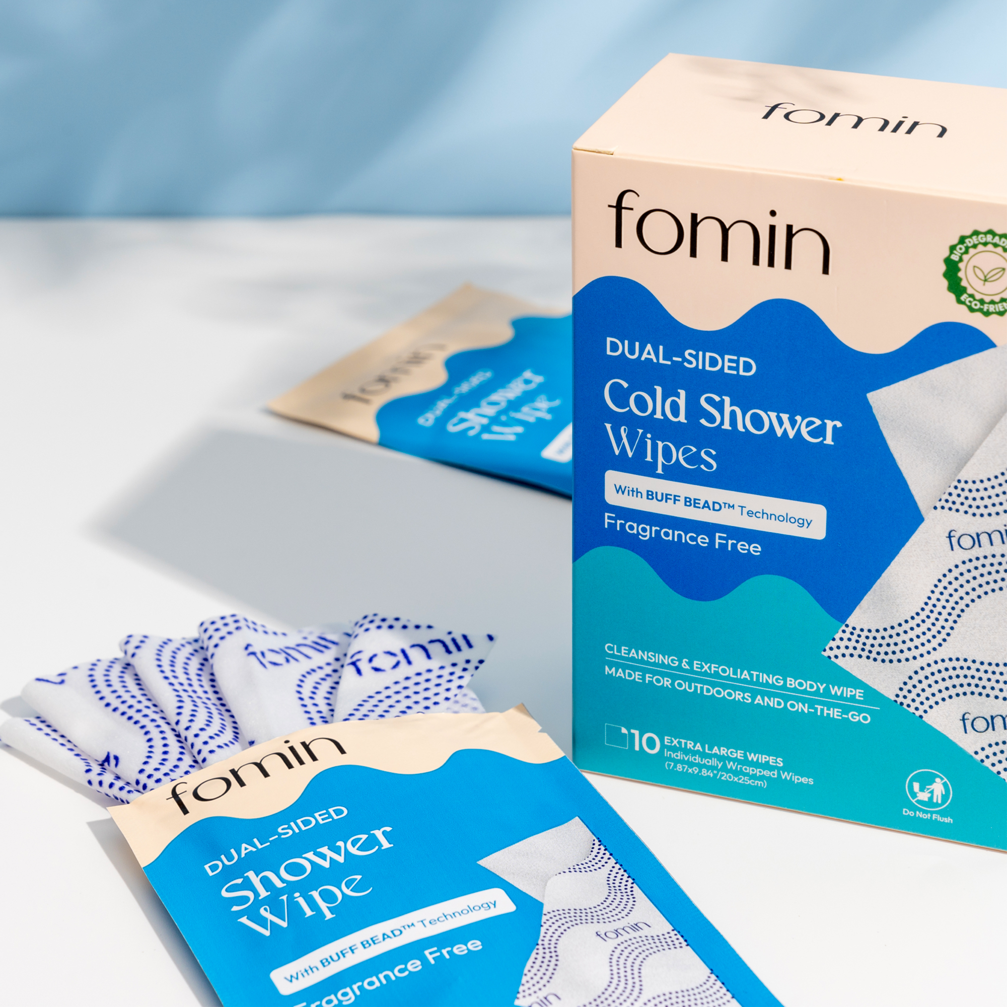 Cold Shower Wipes - Cool Mint 10pk