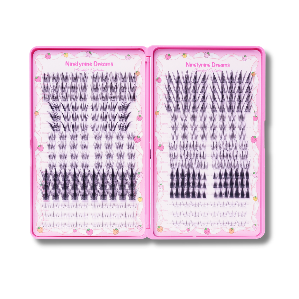 Manhua Book Travel Friendly False Lash Clusters – 11 Styles