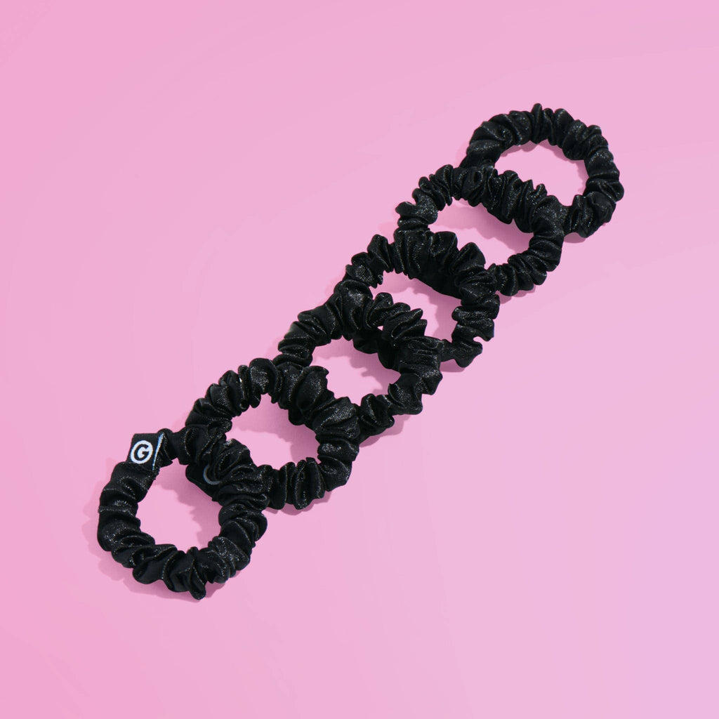 Satin Scrunchies For Fine or Thinner Hair - All Set
